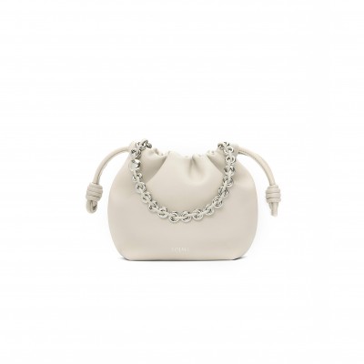 LOEWE MINI FLAMENCO PURSE BAG IN MELLOW NAPPA LAMBSKIN 0011091733 (23*17*5.5cm)